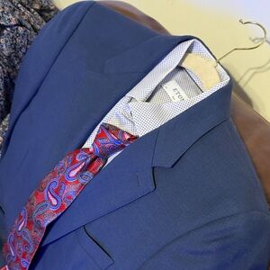 Canali Red Paisley Tie